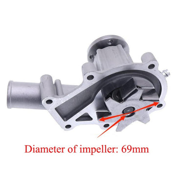 Water Pump 16259-73036 fits Kubota Engine D905 D1005 D1105 V1505