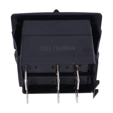 12V 6Pin Panel Switch 701/60004 fits JCB Loader 1400B 1550B 1600B 1700B 214 215 216 217 3C 3CX 3D 3DX 4C 4CN 4CX