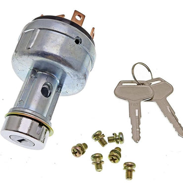 Ignition Starter Switch 08086-10000 With Keys for use with Komatsu Skid Steer Loader & Wheel Dozer & Compactor & Scrapper