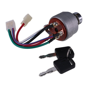 Ignition Switch 194215-52110 fits Yanmar Engine 2TNV70 3TNE68 3TNV76 4TNE88 Tractor FX20 FX24D FX28 FX32D FX42 Generator EG100I EG140I