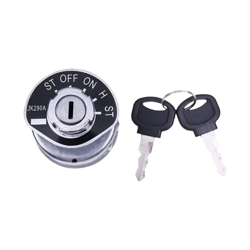 Ignition Switch With 2 Keys JK290A for use with Jinma Tractor JM 184 200 204 250 254 284 304 354 404 504 554 704