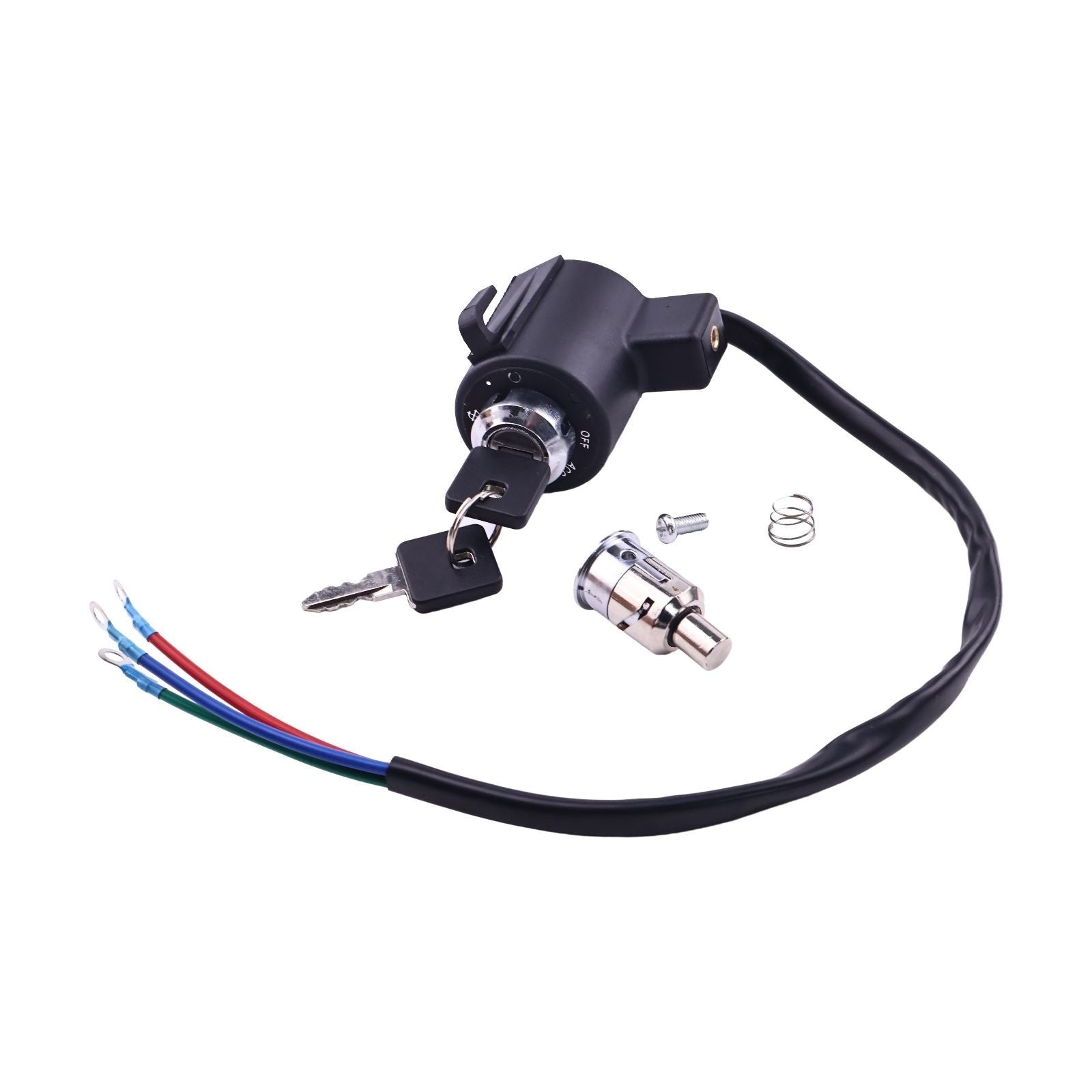 Ignition Switch with Tail Box Lock Key 71441-94 fits Harley-Davidson Motorcycle XL1200C Sportster 1200 1991-2011