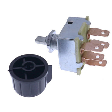 Rotary A/C 3 Speed Blower Switch Universal Type with 'Fan' Knob 35702 SW1000C
