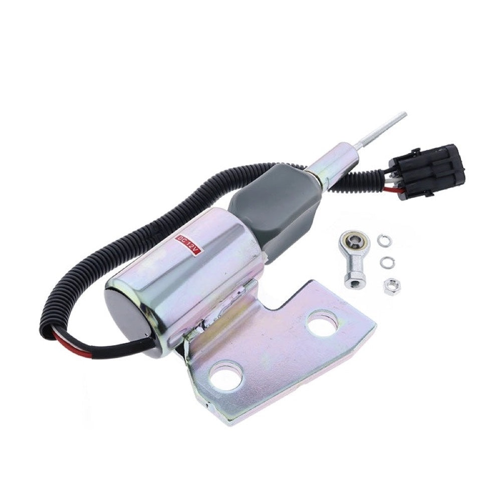 12V Fuel Shut Off Solenoid J991167 87420952 fits CASE 580M 60XT 70XT 90XT 688G New Holland U80 LV80