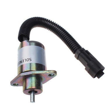 12V Fuel Shutoff Solenoid 173-1338 for use with Caterpillar CAT Loader 236 246 248 252 262 267 277 287