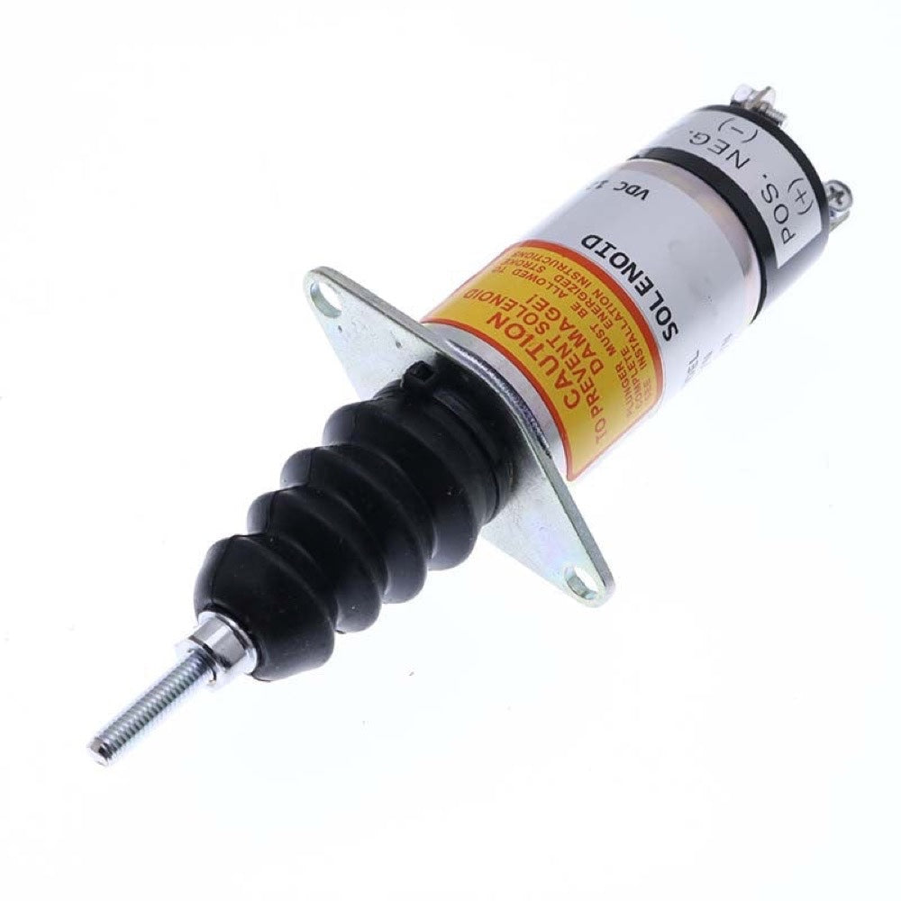 12V Fuel Shutoff Solenoid AM108771 AM108772 compatible with John Deere Lawn Tractor 425 430 445 455 GT242 LX172 LX173 LX176 LX178 LX186 LX188