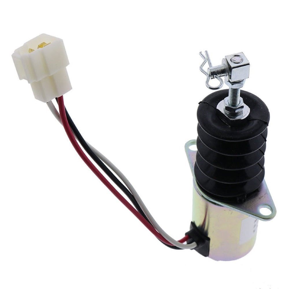 12V Fuel Shutoff Solenoid AM882277 suitable for John Deere Engine 3009 4020 Compact Tractor 670 770 870 970 1070