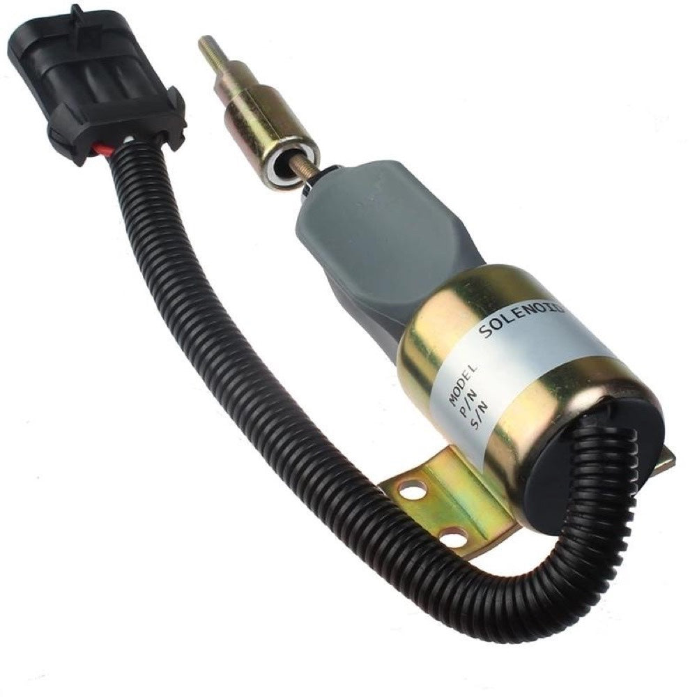 12V Fuel Shutoff Solenoid E9HN9N392AB fits New Holland M121 M311 M321 M721 M411 M711 M811 M621 M421 M821 M111 M611 Engine 1078 1079 1085 Truck