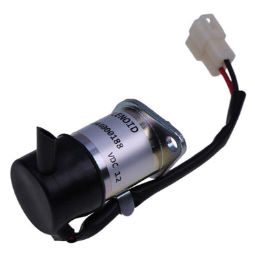 12V Stop Solenoid Valve 16271-60012 16271-60013 fits Kubota D1105 Engine BX2200D BX23D BX2670 KX41-2 KX61-2 KX71 KX91-2 F2400 FZ2100 R310 ZD1211