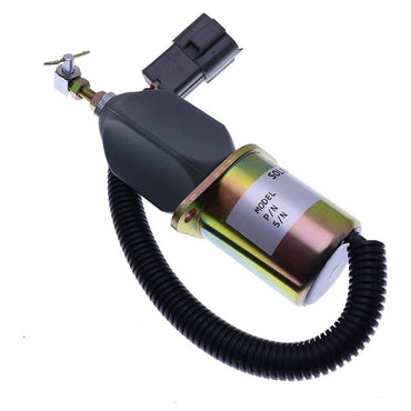 Fuel Solenoid 129953-77811 1751ES-12A3UC12B1S SA-4673-S fits Yanmar Engine 4TNV94 4TNE94L 4TNV98 Excavator Vio55 Vio75