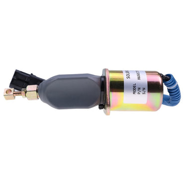 Stop Solenoid 127973 fits Kubota Engine V2203 Gehl Skid Steer Loader SL4625 4625SX 4625DX