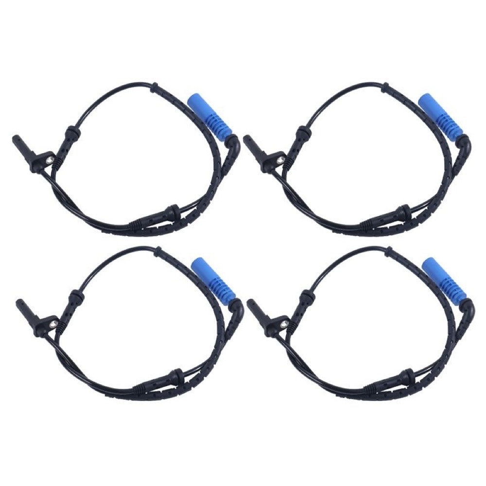 4 Pieces ABS Wheel Speed Sensor 34526771703 34526760046 fits BWM E60 E64 E63 E64 520i 523i 525d 528i 530d 535i 540i 545i 550i 630i 635d 650i