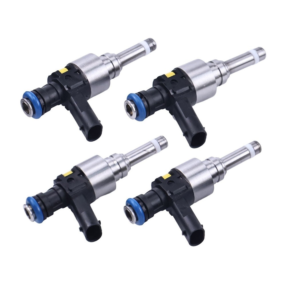 4 Pieces Upgraded Fuel Injector A2710781123 compatible with 2012-2015 Mercedes-Benz C250 SLK250 1.8L