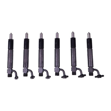 6 Fuel Injectors 1817126C91 781779 for use with Navistar Engine DT466 DTA466