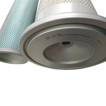Air Filter 600-181-6820 and 600-181-6730 compatible with Komatsu Excavator PC200-6 PC220-6