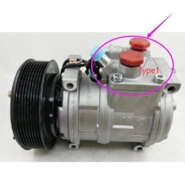 Denso 10PA17C A/C Compressor AH169875 compatible with John Deere Tractor 5085 5410 6403 7610 7715 7800 7200 7400 8100 8200 8300 8330 9400 9100 9200 9220 9300 9320