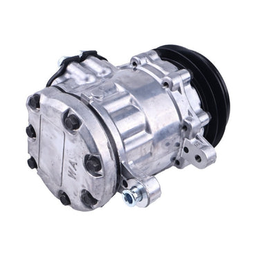 SD7B10 12V A/C Compressor 172B11-18100 compatible with Yanmar Excavator VIO80 VIO82 VIO33 SV100-2B SV100-2A VIO80-1A