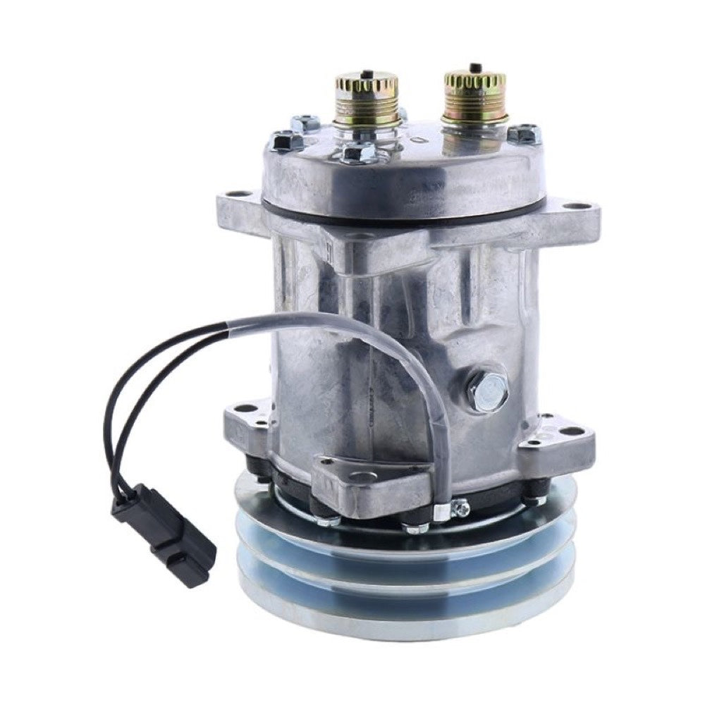 SD7H15 A/C Compressor 86993462 for use with CASE 2366 2377 2388 2577 2588 5088 5140 650K 750K 850K STX275 STX280 STX325 STX330