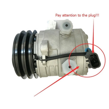 Seltec TM-08 Air Conditioning Compressor 6733655 for use with Bobcat Skid Steer Loader A220 A300 S150 S160 S175 S185 S205 S220 S250 S300 S330