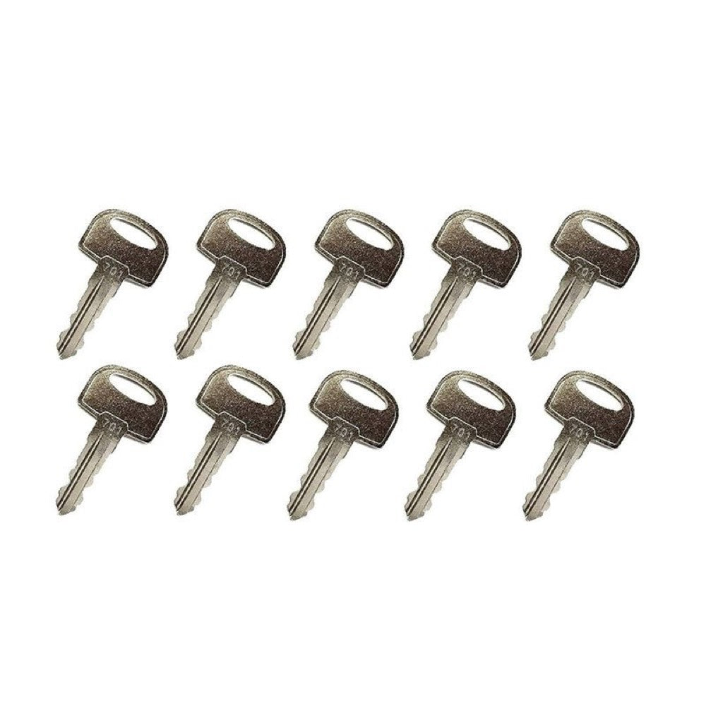 10 Pcs Ignition Keys 105-1790 suitable for JCB 1400B 1550B 1600B 1700B Ditch Witch 410SX AT60 FX50