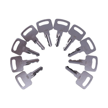 10 pcs Ignition Keys 455 fits Genie Skyjack Terex Snorkel Manlift Upright Scissor Lift Boom Lifts