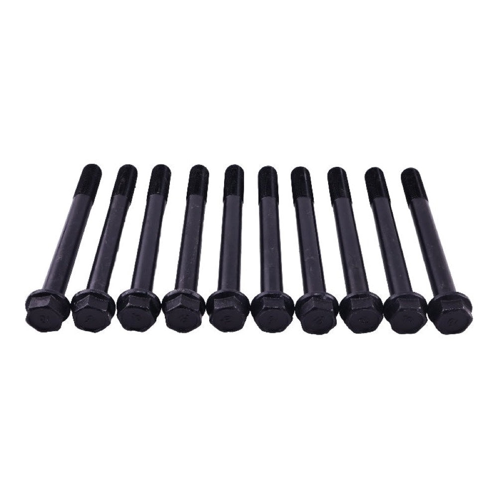 10 Pieces Cylinder Head Bolt 4352126 fits Kubota Engine V3307 V3307-CR-T-E4B Jacobsen Mower HR800