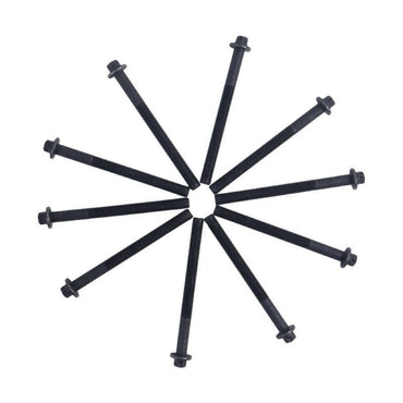 10 Pieces M12 x 140mm Engine Cylinder Head Bolt 320/02711 320/02521 fits JCB Loader 3C 3CX 3D 1400B 1550B 1600B 1700B 214 215 216 217