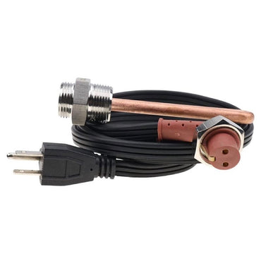 120V 1000W 3/4"NPT Engine Block Heater Assembly 1214R 30307 LR93521 3500043 fits Ford Caterpillar Hino Mack Mercury Nissan Lincoln International Detroit