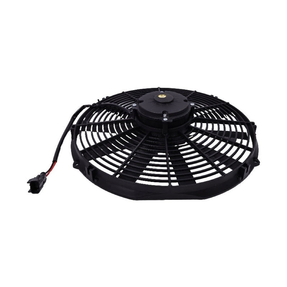 12V 14" Aftermarket Spal 30101509 VA08-AP51/C-23A Medium Profile Electric Puller Fan fits Excavator Bulldozer Loader Roller Crane Truck Trailer