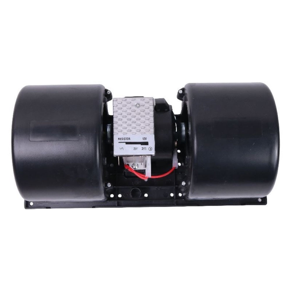 12V 3 Speed Dual Wheel Blower Motor 134684473 suitable for CASE Tractor CS100 CS120 CS130 CS90 CVX130 CVX1135 CVX1155 CVX1195