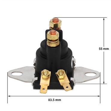 12V 4-Terminal Trim Solenoid Relay 18-5816 89-96054 fits Mercruiser Sierra Mercury Marine Outboard Motor 35HP-275HP