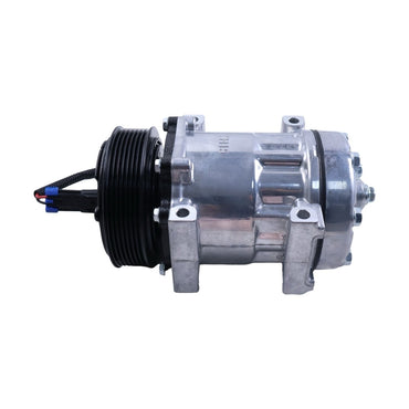 12V 7PK 126mm SD7H15 A/C Compressor F69-1015-151 F69-1013 F69-1015-131 for use with Kenworth T680 T880 T660 Peterbilt 365 367 389 567 579 587 Truck
