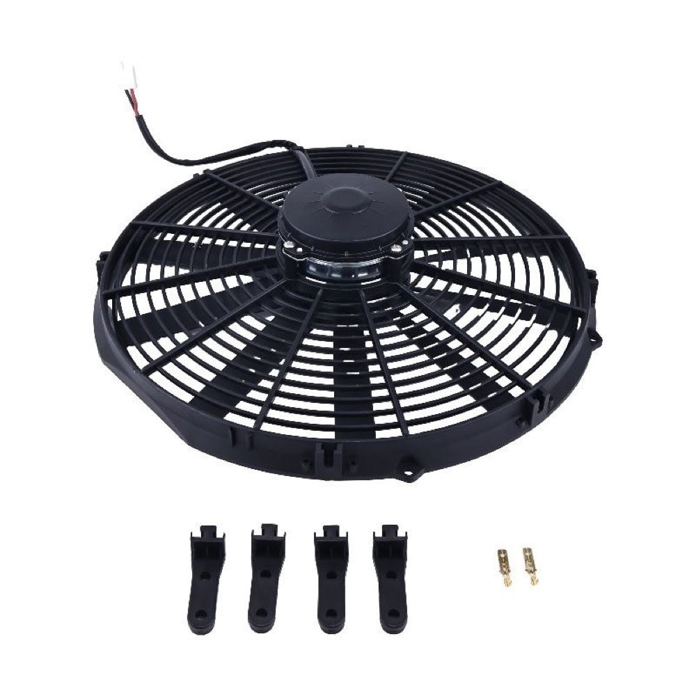 12V Aftermarket Spal 30102201 VA18-AP71/LL-86A Condenser Puller Fan fits Excavator Truck Generator
