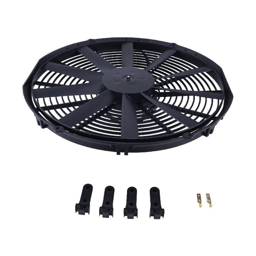 12V Aftermarket Spal 30102201 VA18-AP71/LL-86A Condenser Puller Fan fits Excavator Truck Generator