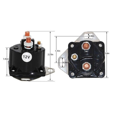 12V Starter Solenoid Relay E7TZ-11450-B compatible with Cub Cadet 108 109 1204 2072 2160 2164 2165 Ford F-250 F-350 F-450 F-550 Ranger