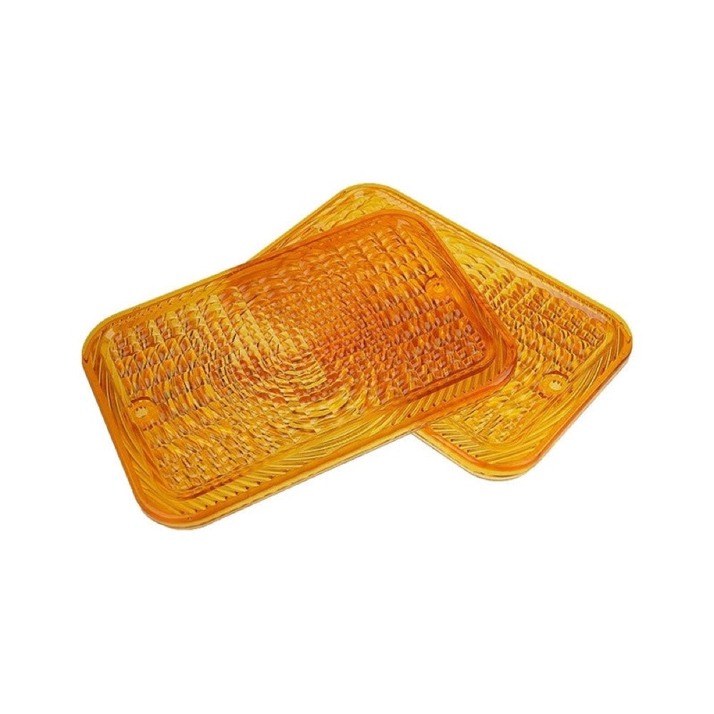2 Pcs Amber Light Lens LVU18745 suitable for John Deere Engine 4024 4045 Tractor 2305 2520 3320 4105 4120 4310 4500 4600 5415 1023E