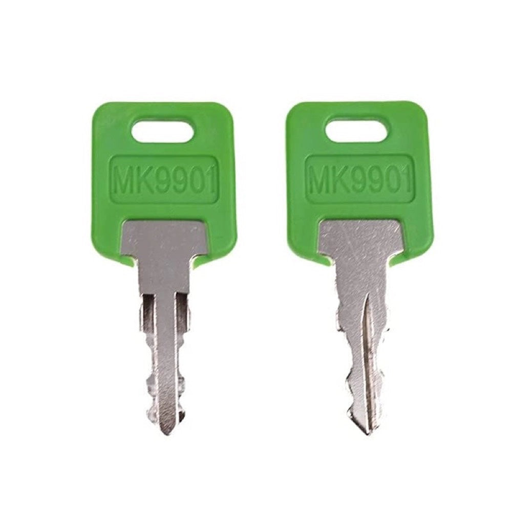 2 PCS RV Green Master Key MK9901 6601 fits Global Link Bauer Motorhome
