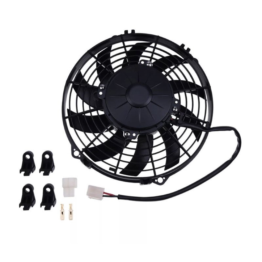 24V 9" Aftermarket Spal VA07-BP7/C-31A 30100344 Electric Cooling Radiator Fan Blower for use with Engine Excavator Loader Tractor