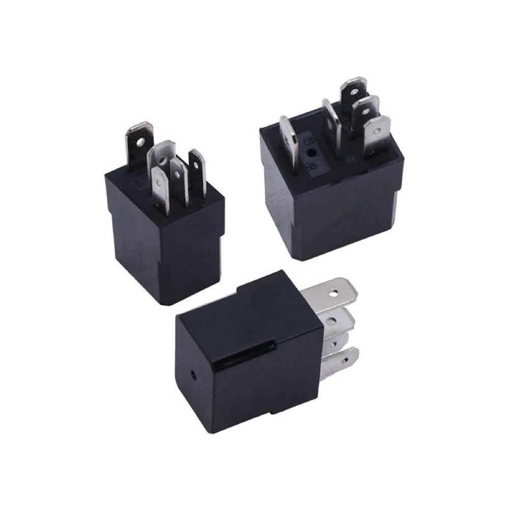 3 Pieces 12V Micro Relay 332/C3148 716/30149 suitable for JCB Backhoe Loader 1CX 2CX MIDI CX 3CX 4CX 5CX