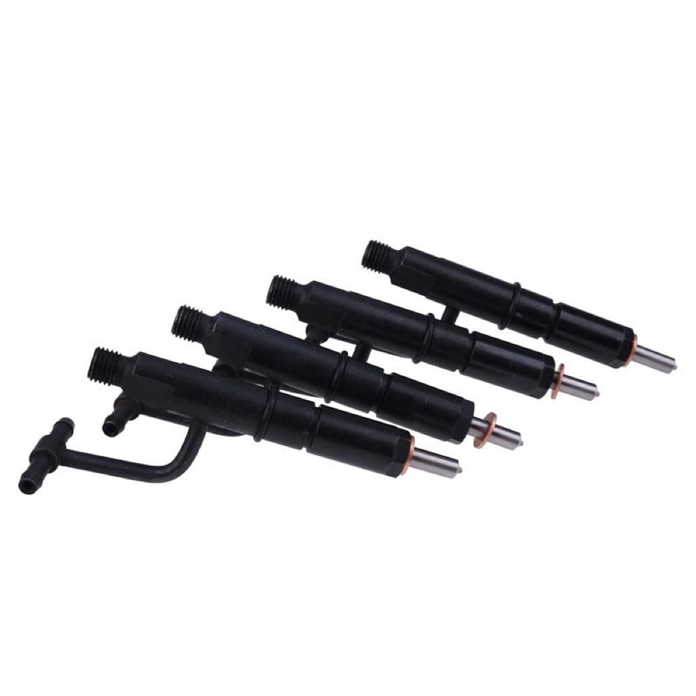 4 Pcs Fuel Injector 8944422250 compatible with Isuzu Engine 4JB1 4JG1 Hitachi Excavator EX40 EX45 EX60UR ZX75US
