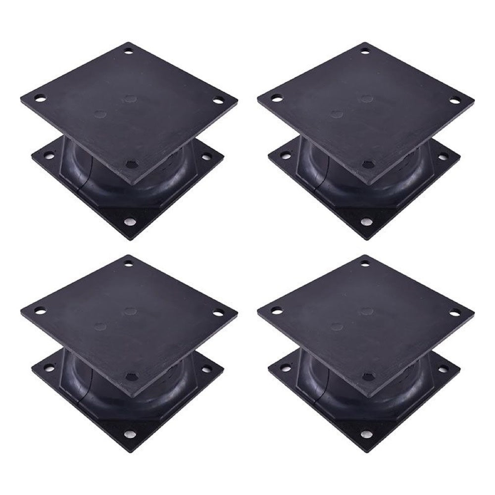 4 Pieces Rubber Isolator Shock Mount compatible with Small Vibratory Plate Compactor Stanley HS6000 HS6019 HS6100 HSX6 HS8000 HS11000 HSX11
