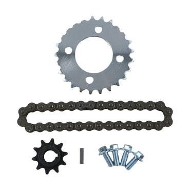 420 Chain Sprocket 25 Tooth 32 Link Kit suitable for Coleman KT196 CK196 Go Kart Predator 196cc 212cc 6.5hp Engine