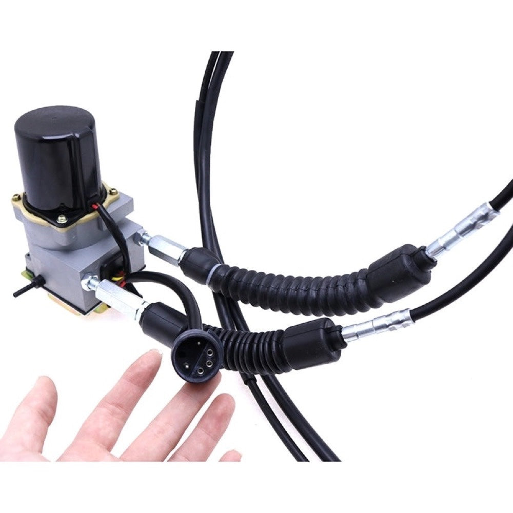 5 Pins Governor Throttle Motor With Double Cable 247-5227 7Y-5559 7Y-3913 for use with Caterpillar CAT Engine 3066 Excavator 312 312B 311B 320 320L