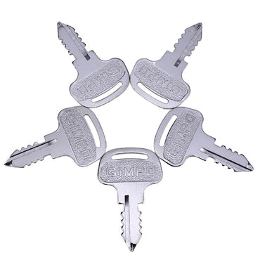 5Pcs Ignition Key 18510-63720 for use with Kubota Tractor M4900 M5700 M6800 M8200 M9000