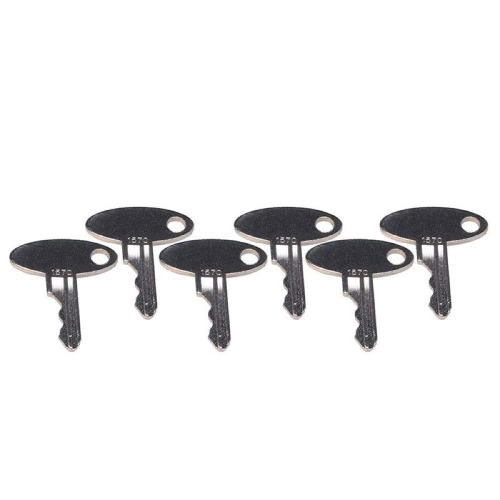 6 Pcs 1570 Keys fits Ford New Holland 1210 1300 1320 1520 1530 1620 1630 1715 1720 1725 1920 1925 2120 3415
