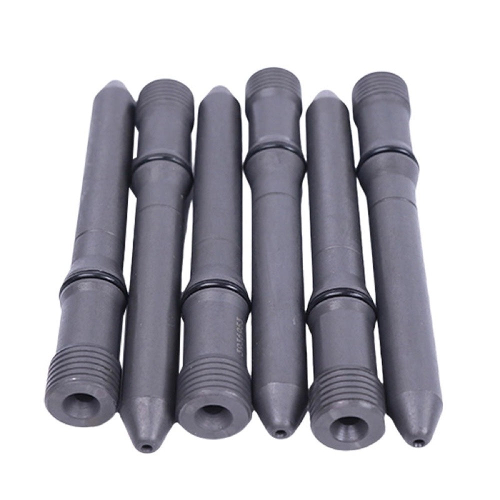 6 PCS Injector Connector Tube 3936953 3944833 for use with Cummins Engine 4B3.9 6B5.9 6C8.3 Dodge Ram 2500 3500 4500 5.9L
