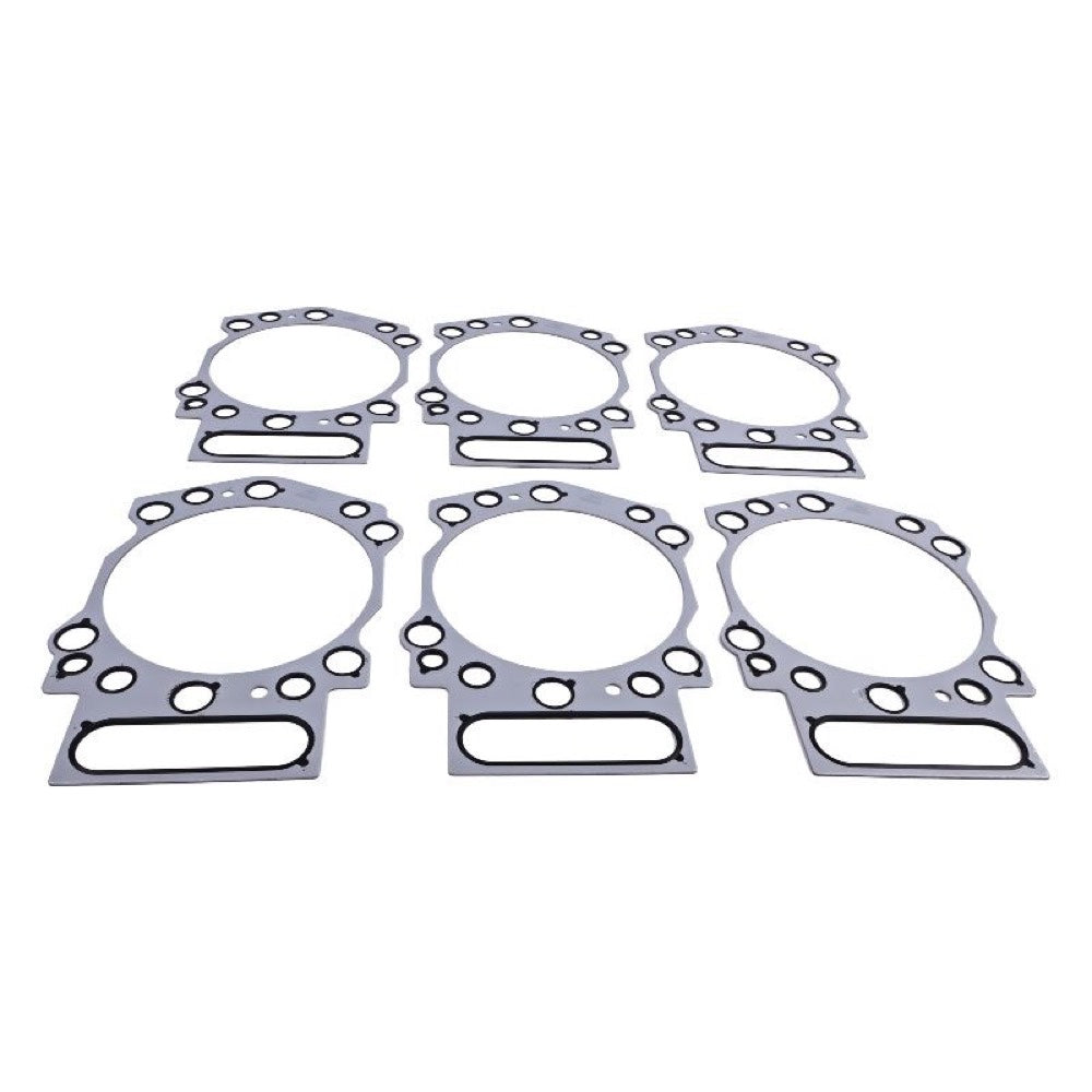 6 Pieces Cylinder Head Gasket 3634664 for use with Cummins Engine KTA19 KTA38 KTA50 QSK19 QSK38 QSK50 B3.3