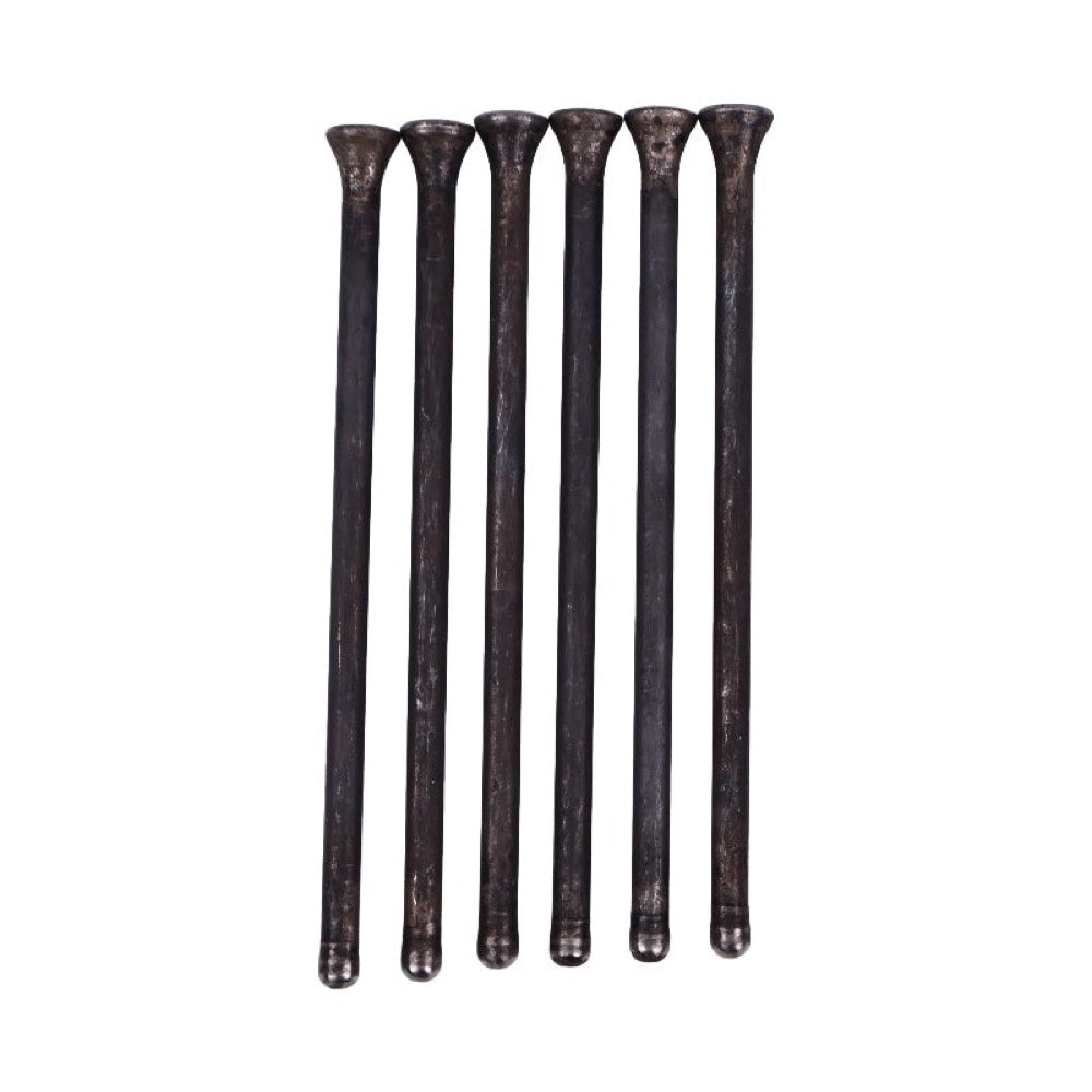 6 Pieces Push Rod 16851-15110 suitable for Kubota Engine Z482 Z602 D722 D782 DF752 WG972 D902 Tractor B7410D BX2360 BX1860 BX1500D Mower ZD1021 ZD18 ZD21 ZD221 ZD321