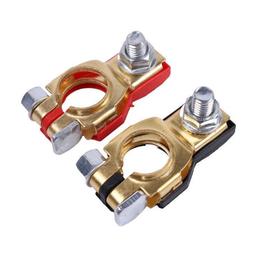 A Pair Battery Terminal Assembly 80982-76014-71 for use with Toyota Engine 1DZ 4Y Forklift 2TD20 2TG25 4FD 5FG 5FD 6FD 6FG 7FD 7FG 8FD 8FG 02-6FD18 72-8FD25 FDZN20 FDZN30
