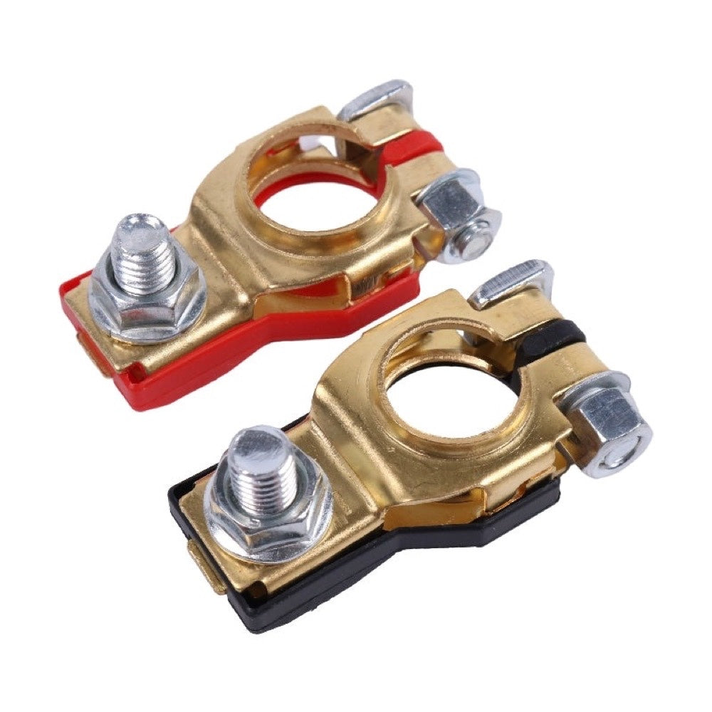 A Pair Battery Terminal Assembly 80982-76014-71 for use with Toyota Engine 1DZ 4Y Forklift 2TD20 2TG25 4FD 5FG 5FD 6FD 6FG 7FD 7FG 8FD 8FG 02-6FD18 72-8FD25 FDZN20 FDZN30